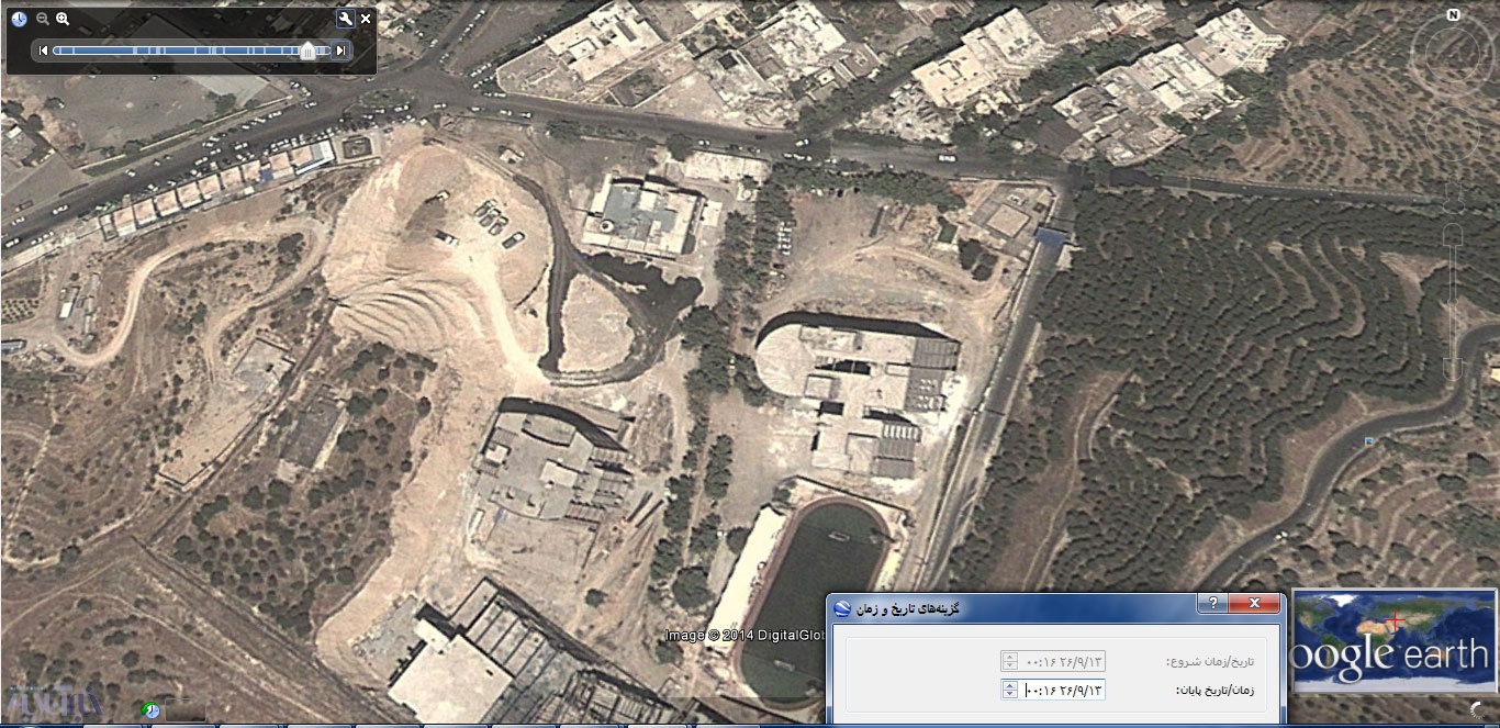 عکس هوایی روز 4 مهر 92 از شهرک شهید دقایقی
